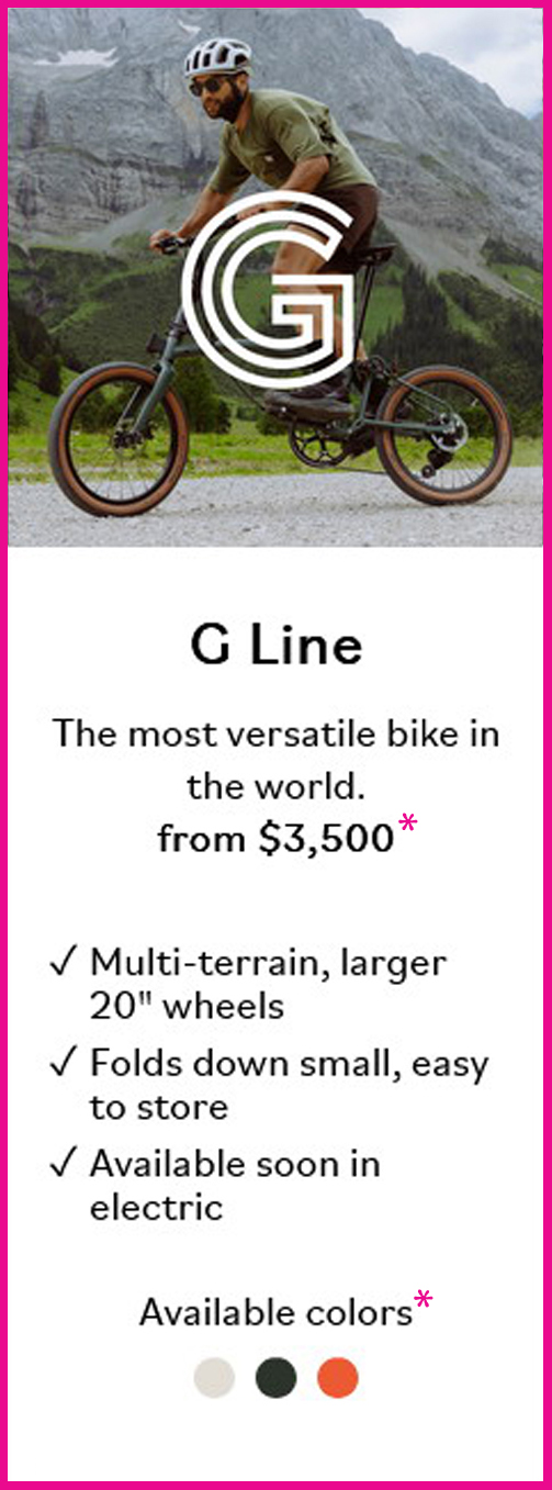 Brompton G Line at Maine Bike Works
