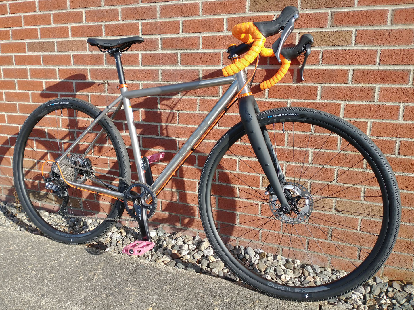 titanium otos warakin with orange accents